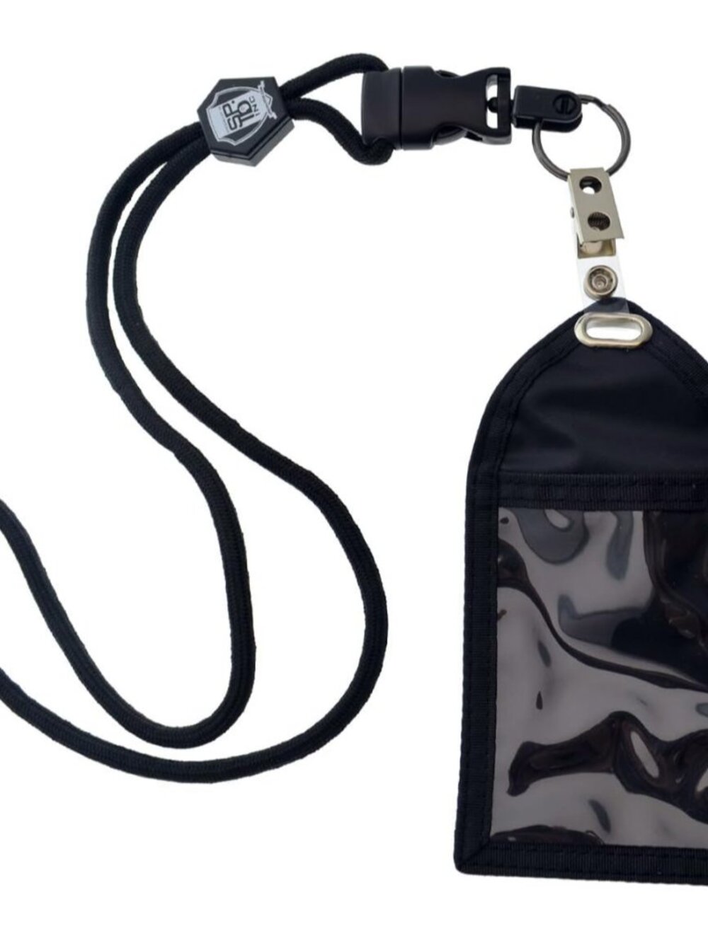 Ultimate Nylon Badge Holder with Pen Loop Key Ring and Heavy Duty Lanyard, by Bl